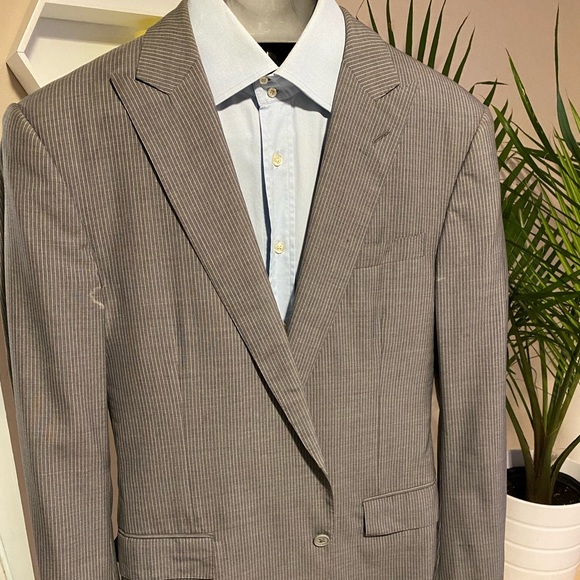 Ralph Lauren Black Label Wool Pinstripe 2 Pc. Suit - Picture 2 of 8